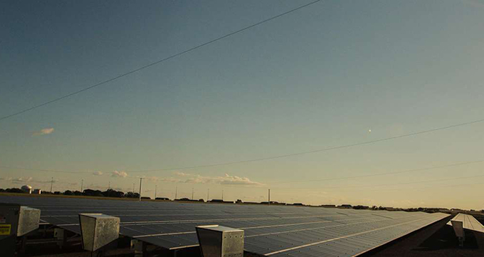 Solar farm Darwing International Airport