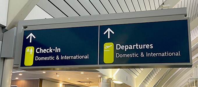Check-in Darwin International Airport