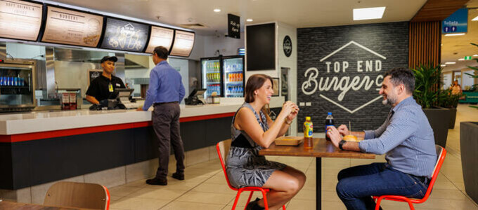Top End Burgers at Darwin International Airport
